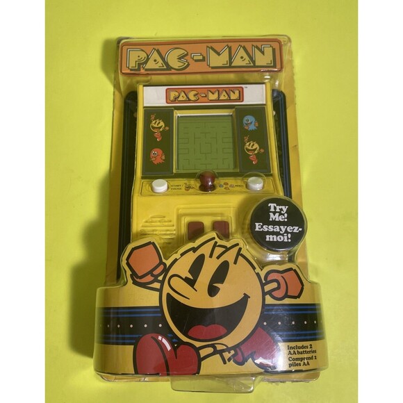Retro Original PAC-MAN Mini Hand Held Arcade Game-Old Stock-New in Sealed Box - Picture 1 of 3